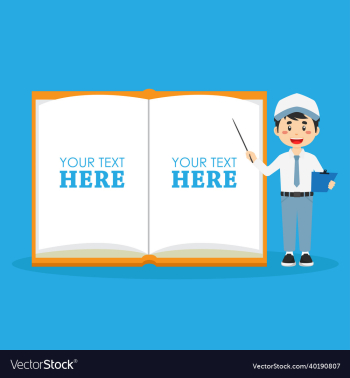 blank note book template with cute student blank note book template with cute student