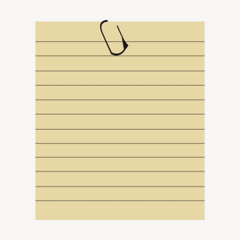 Blank paper note clipart, illustration | Free Vector - rawpixel Blank paper note clipart, illustration | Free Vector - rawpixel