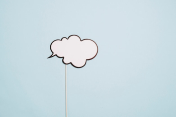 Blank speech balloon Blank speech balloon