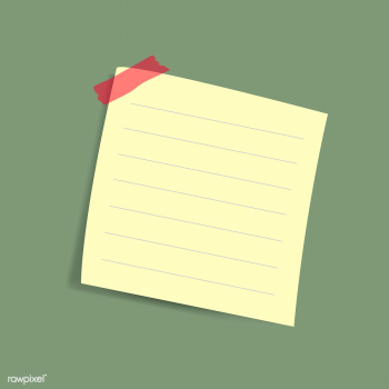 Blank yellow reminder paper note vector | Free stock vector - 524941 Blank yellow reminder paper note vector | Free stock vector - 524941