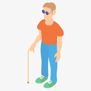 Blind With Sunglasses, Sunglasses Clipart, Cartoon, Blind PNG ...