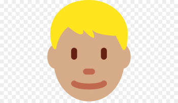 Blond Emoji Human skin color Dark skin - emoji Blond Emoji Human skin color Dark skin - emoji