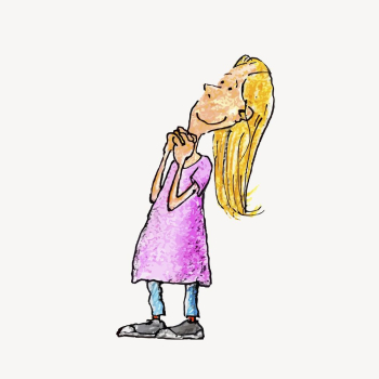 Blond girl drawing, people hand | Free Photo - rawpixel Blond girl drawing, people hand | Free Photo - rawpixel
