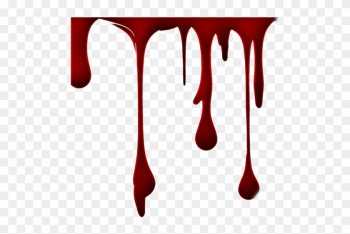 Blood Clipart Border - Transparent Blood Drip