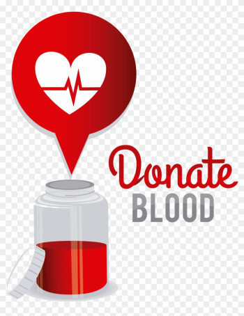 Blood Donation Of Medical Material - Blood Donation Logo Png