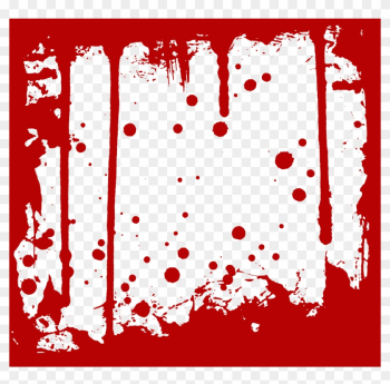 Blood Red Frame Png Photo - Blood Splatter Border Png