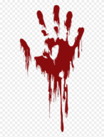Blood Sticker - Bloody Hand Blood Sticker - Bloody Hand