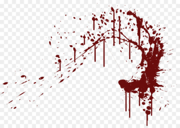 Bloodstain pattern analysis Clip art - Blood Splatter Png 