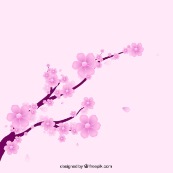 Blooming branch background Blooming branch background