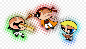 Blossom, Bubbles, and Buttercup Art Blue team - chili comic Blossom, Bubbles, and Buttercup Art Blue team - chili comic