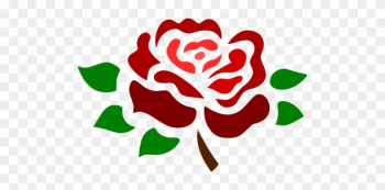 Blossomed Deep Red Rose - Vector Rose Png Black And White Blossomed Deep Red Rose - Vector Rose Png Black And White
