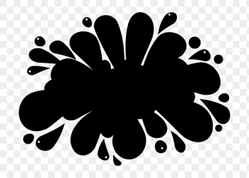 Blot splash png silhouette sticker, | Free PNG - rawpixel Blot splash png silhouette sticker, | Free PNG - rawpixel