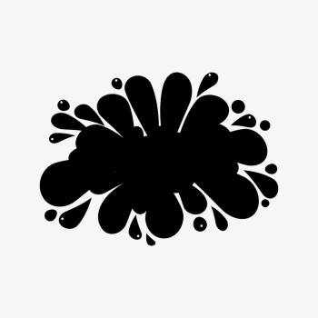 Blot splash silhouette clipart, black | Free Photo - rawpixel Blot splash silhouette clipart, black | Free Photo - rawpixel
