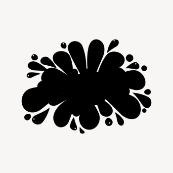 Blot splash silhouette clipart, black | Free Vector - rawpixel Blot splash silhouette clipart, black | Free Vector - rawpixel