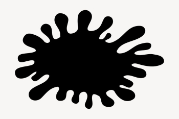 Blot splash silhouette collage element, | Free PSD - rawpixel Blot splash silhouette collage element, | Free PSD - rawpixel