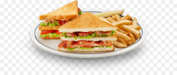 BLT Club sandwich Hamburger French fries Cheeseburger - bacon 