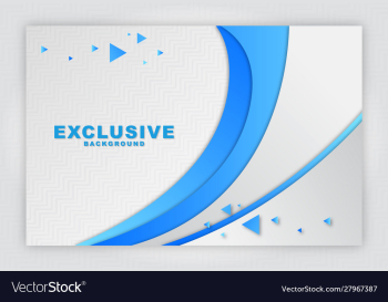 Blue abstract background vector image