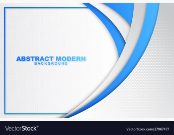 Blue abstract background vector image