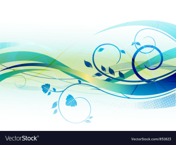 Blue abstract background vector image