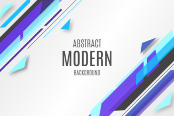 Blue Abstract Background with Modern Shapes Blue Abstract Background with Modern Shapes
