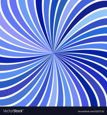 Blue abstract hypnotic swirl stripe background vector image Blue abstract hypnotic swirl stripe background vector image