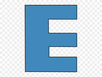 Blue Alphabet Letter E Clip Art - Capital Letter E Clipart Blue Alphabet Letter E Clip Art - Capital Letter E Clipart