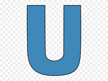 Blue Alphabet Letter U - Blue Letter U Clipart Blue Alphabet Letter U - Blue Letter U Clipart