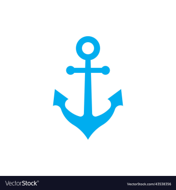 blue anchor icon blue anchor icon