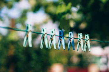 blue and green clothespins blue and green clothespins