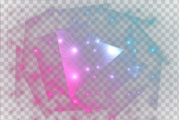 Blue and pink , Light Triangle Trigonometry Creativity, Triangle Dream transparent background PNG clipart