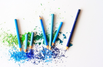 Blue and Purple Color Pencils Blue and Purple Color Pencils