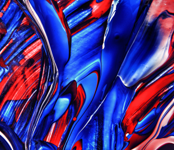 Blue and Red Abstract Painting Blue and Red Abstract Painting
