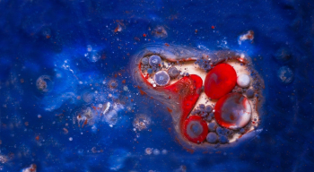 Blue and Red Artwork Blue and Red Artwork