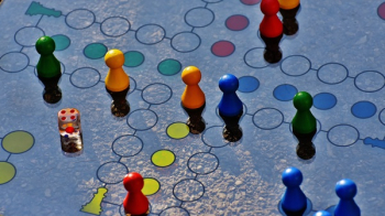 Blue and Yellow Board Game Blue and Yellow Board Game
