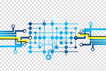 Blue and yellow electronic circuit , Analog Circuits: Fundamentals, Synthesis and Performance Electronic engineering Integrated circuit Single-board computer Electronic circuit, Line Link transparent background PNG clipart