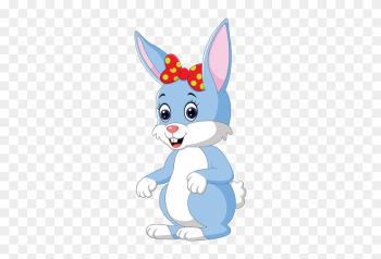 Blue Baby Bunny - Cute Cartoon Baby Bunnies Blue Baby Bunny - Cute Cartoon Baby Bunnies
