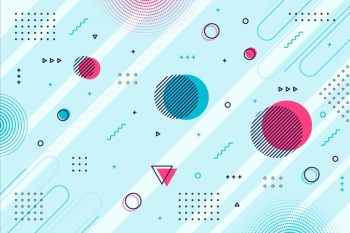 Blue background memphis geometric shapes Free Vector Blue background memphis geometric shapes Free Vector