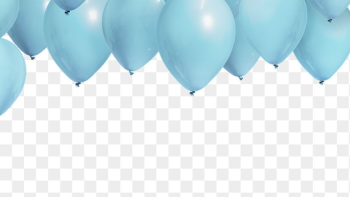 Blue balloon png border, transparent | Free PNG - rawpixel