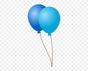 Blue Balloons Clip Art