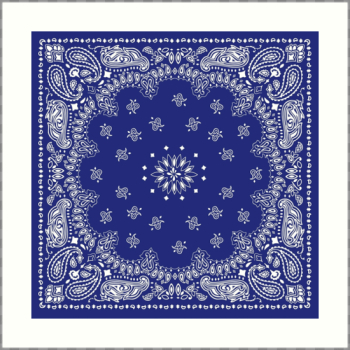 Blue bandana png 3 » PNG Image