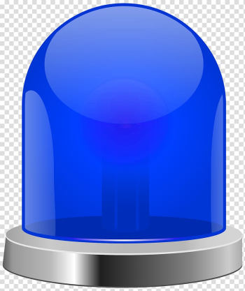 Blue beacon light illustration, Siren Police , Police Siren transparent background PNG clipart