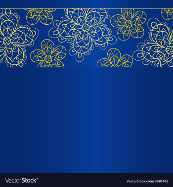 Blue bright card template vector image Blue bright card template vector image