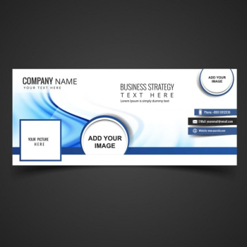 Blue business facebook cover Blue business facebook cover