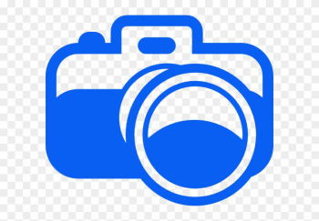 Blue Camera Pictogram Svg Clip Arts 600 X 504 Px - Blue Camera Logo Png