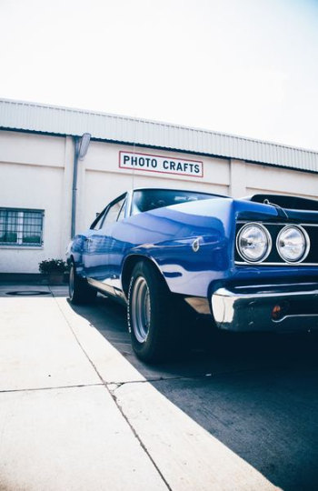 blue car blue car