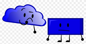 Blue Cloud Meets Blue Rectangle By Animatorofawesomenes - Blue Cloud Meets Blue Rectangle By Animatorofawesomenes