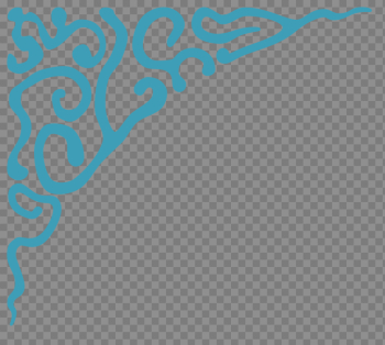Blue corner ornament png #27864 - Free Icons and PNG Backgrounds