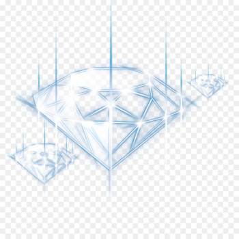 Blue Diamond Green - Blue simple lines diamond effect elements 