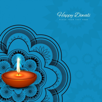 Blue diwali background Blue diwali background