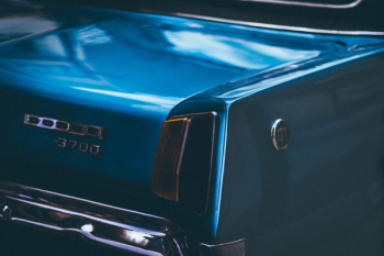 Blue Dodge Damlier 3700 Car Blue Dodge Damlier 3700 Car
